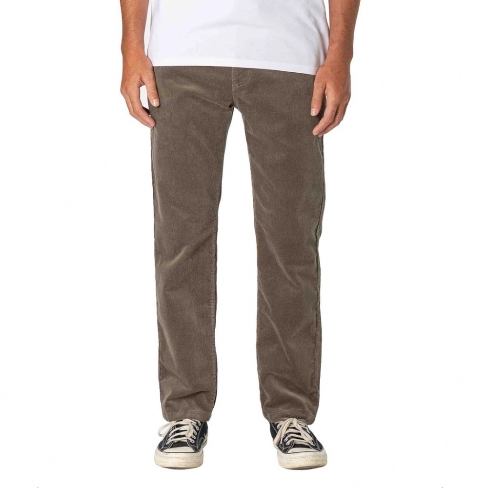 Katin Pipeline Corduroy Pant gray Elastic‎ Waist Skate Size XX